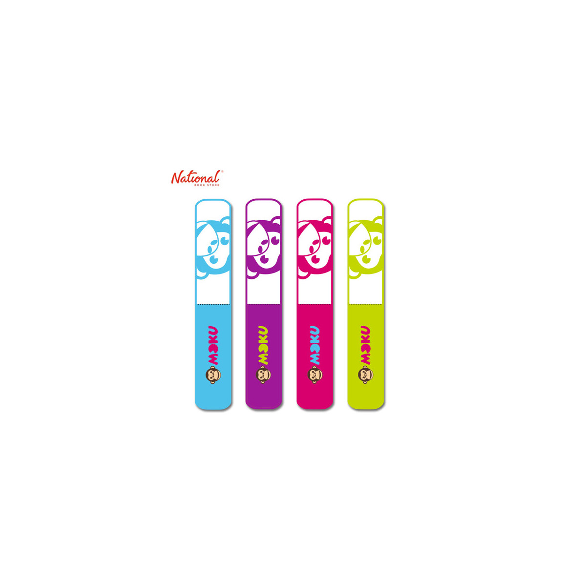 Moku Bookmark MB-PH-MC-1601 Name Magnetic Clip Type/ Monkey Des/Assorted Colors
