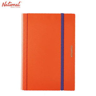 King Jim Clearbook Fixed 5894H A4 10Sheets Foldable Into A5 with Garter Lock, Orange