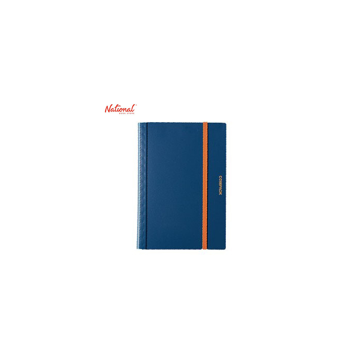 King Jim Clearbook Fixed 5894H A4 10Sheets Foldable Into A5 with Garter Lock, Navy Blue