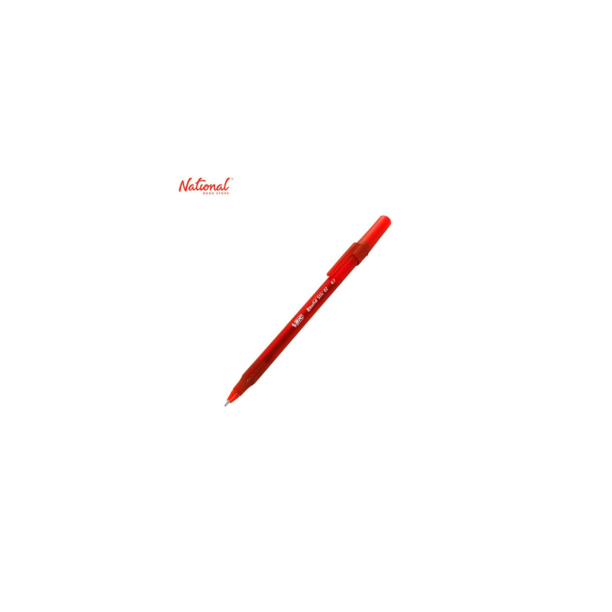 Bic Roundstic EZ Ballpoint Pen 12's Red 0.7mm 41516050
