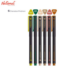 Chameleon Fineliner FL0602 6 Pens Nature Colors Set