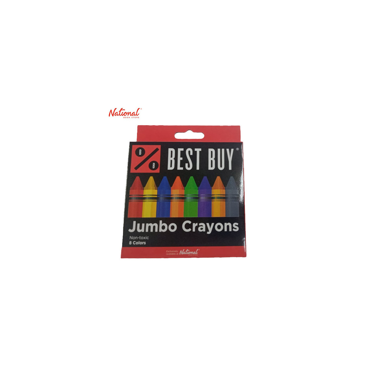 Best Buy Jumbo Crayons 8 colors