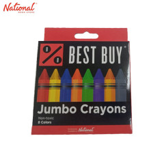 Best Buy Jumbo Crayons 8 colors
