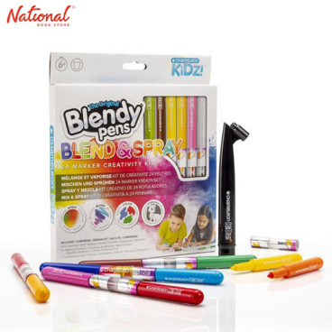 Chameleon Kidz CK1603 Blendy Pens Blend & Spray Set 24 Color Creativity Kit