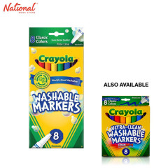 Crayola Classic Washable Markers 58-7809 8 colors Fine Line
