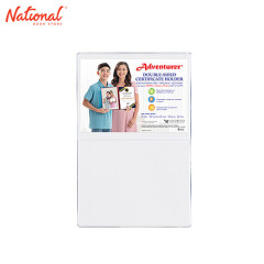 Adventurer Double Sided Certificate Holder 8.27x11.69 inches DCH-4, White