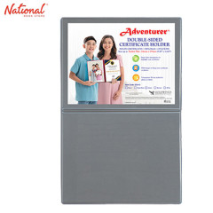 Adventurer Double Sided Certificate Holder 8.5x11 inches DCH-3, Gray