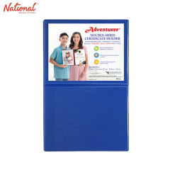 Adventurer Double Sided Certificate Holder 8.5x11 inches DCH-3, Royal Blue