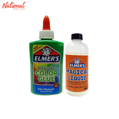 Elmer's Slime Time Kit Washable Colored Glue Slime 046 Green