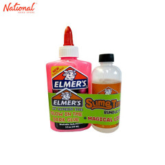 Elmer's Slime Time Kit Glow In The Dark Colored Glue Slime 044 Pink