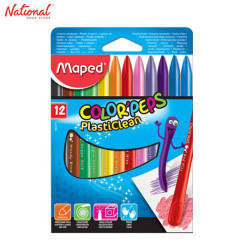 Maped Color'Peps PlastiClean Crayon 12 colors