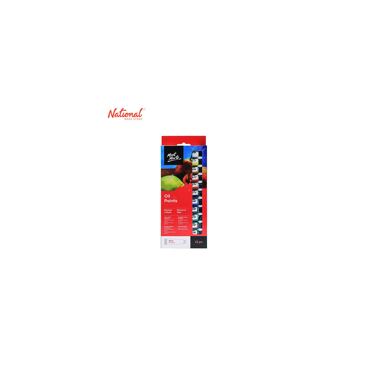 Mont Marte Oil Color Set PMHS0025 12pc x 12ml