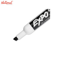 Expo Whiteboard Marker 8's Black Chisel Tip 4016653