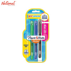 Papermate Inkjoy Gel Pen Stick 3's Black/Blue/ Green...