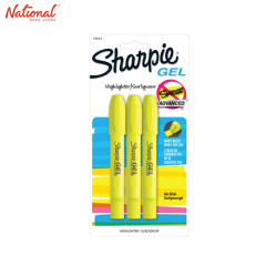 Sharpie Gel Stick Highlighters 3's Fluorescent Yellow...