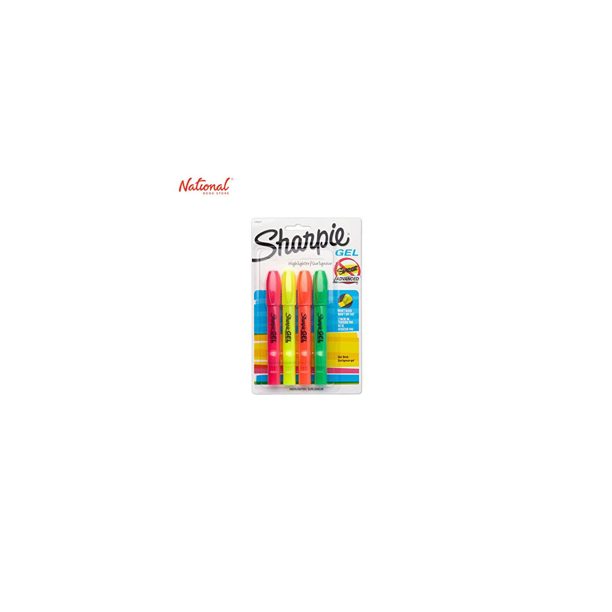 Sharpie Gel Stick Highlighters 4's 4016605