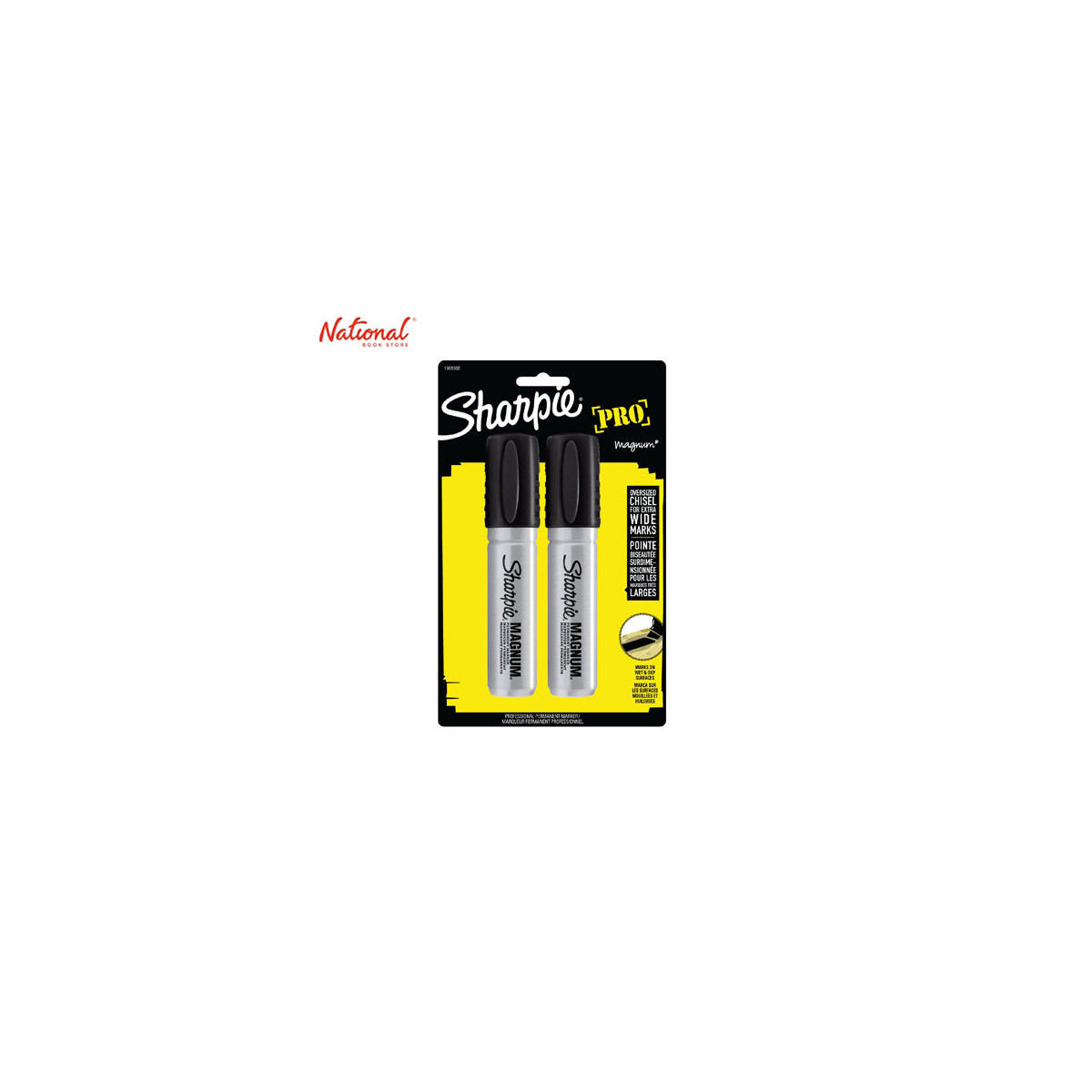 Sharpie Magnum Permanent Markers 2's Black Chisel Tip 4016670