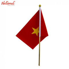 Flag Nylon Vietnam with Stick Wooden, 13x21cm