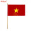 Flag Nylon Vietnam with Stick Wooden, 13x21cm