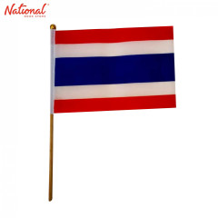 Flag Nylon Thailand with Stick Wooden, 13x21cm