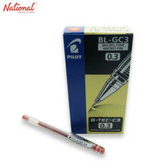 Pilot G-Tec Ballpoint Pen Box of 12 Red 0.3mm BLGC3