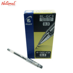 Pilot G-Tec Ballpoint Pen Box of 12 Black 0.3mm BLGC3