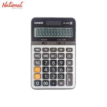 Casio Desktop Calculator AX120B MT 12 Digits Dual Power