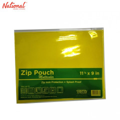 Zip Envelope 11 3/8x9 inches Horizontal, Yellow