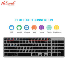 Wireless Keyboard Bluetooth Rechargeable Slim