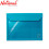 King Jim Plastic Envelope 5364 A5 Magnetic Lock Expandable Blue - Office Supplies