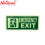 Sonoma Signage Luminous Green Emergency Exit - Office Business Supplies