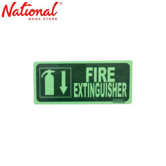 Sonoma Signage Luminous Green Fire Extinguisher - Office Business Supplies