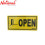 Sonoma Signage 4x8 inches Yellow Open - Office Business Supplies