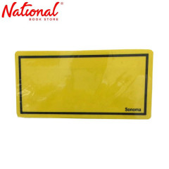 Sonoma Signage 4x8 inches Yellow Blank - Office Supplies