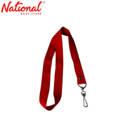 ID Lanyard Red Big 3/4 inch - School and Office Essentials