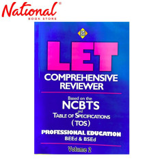 LET Comprehensive Reviewer Based on the NCBTS and Table...