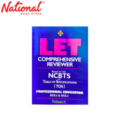 LET Comprehensive Reviewer Based on the NCBTS and Table of Specifications Volume 2 Trade Paperback