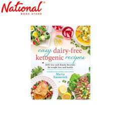 Easy Dairy-Free Ketogenic Recipes Trade Paperback by Maria Emmerich - Cookbook