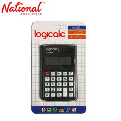 Logicalc Handheld Calculator LHCKC138AQ 10 digits, Black - School & Office Essentials
