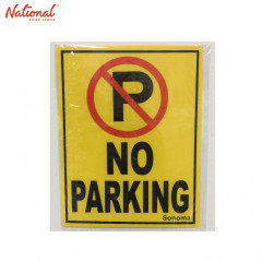 Sonoma Signage 8.5x11 inches Yellow No Parking - Office -...