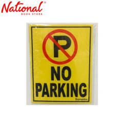 Sonoma Signage 8.5x11 inches Yellow No Parking - Office - Business - Essentials