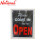 Sonoma Signage 6.5x8 inches Black Please Come In Were Open - Office - Business - Essentials