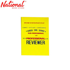 Career Civil Service Sub-Professional and Professional Reviewer by Arellano V. Busto Tradepaper