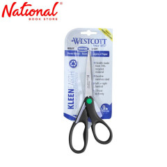 Wescott Multi-Purpose Scissors Pointed Eco-Friendly Straight Shears Stainless Steel Black