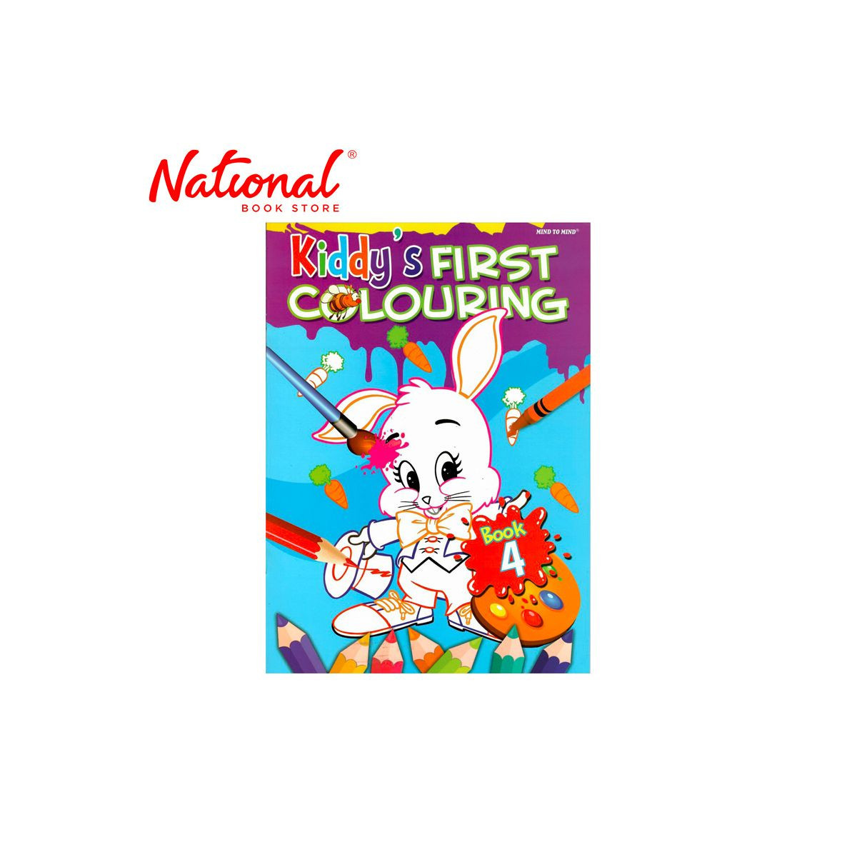 Kiddy First Colouring Book 4 Trade Paperback - Kids Activity Workbooks