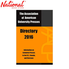 Association Of American University Presses Directory 2016...