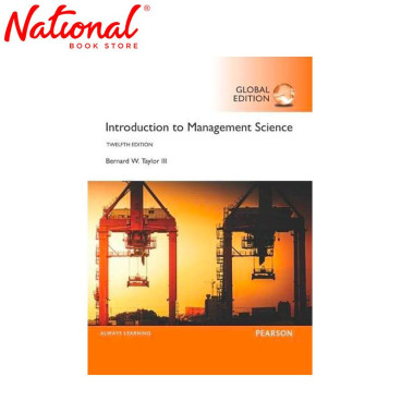 Introduction To Management Science 12Th Edition Trade Paperback by III Taylor Bernard W. - College