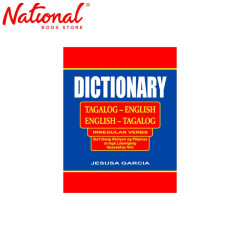 Dictionary Tagalog-English , English-Tagalog (Irregular Verbs) by Jesusa Garcia - Reference Books