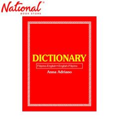Dictionary Filipino-English , English-Filipino Dictionary Trade Paperback by Anna Adriano