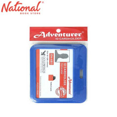 Adventurer ID Protector IDH-AB11 86x54Mm Horizontal Holds 2 Cards Blue - School Supplies